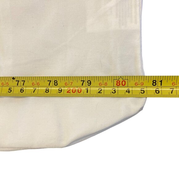 Duvet Cover TWIN XL Set With Button Closure White & Green Polyester 89 X 81 - Picture 8 of 8